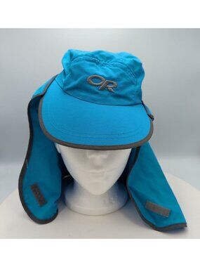Outdoor Research OR KIDS SUN RUNNER Youth hat Beach pool blue sz XS Beach Summer